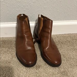 SARTO By Franco Sarto Brown Ankle Boots